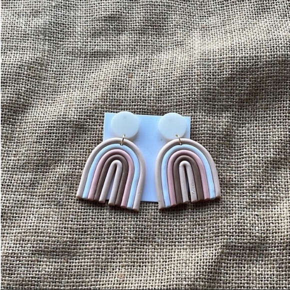 Boho bohemian Rainbow neutral colors Fall New Earrings New In Style - Picture 5 of 7